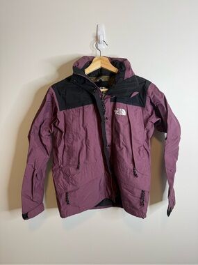 The North Face Purple & Black Women's Hooded  Jacket size small